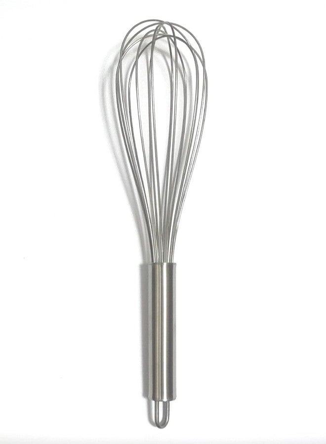 Eliixor Stainless Steel Balloon Whisk 12 Wire | Professional Egg Beater Hand Whisk for Baking & Cooking | Food Grade Rust Resistant Steel | Manual Hand Blender with Ergonomic Handle - Image 1